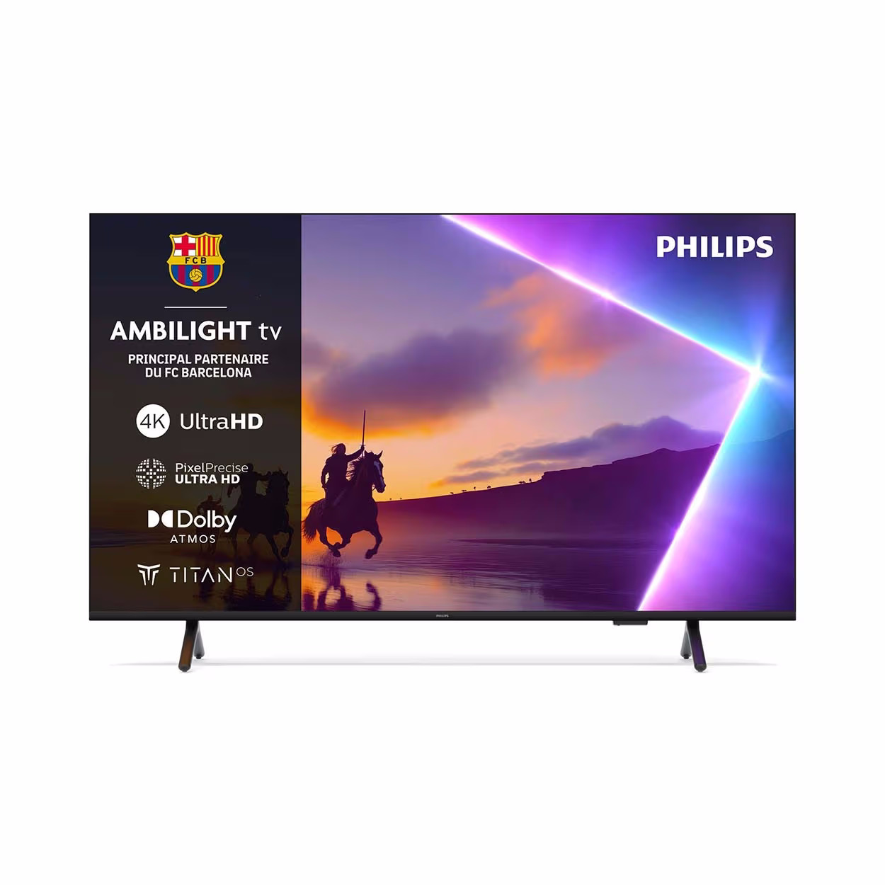 Image of Philips 75PUS8500 - 75'', 4K UHD LED, Ambilight, Titan OS, 2025 QLED TV – Fernseher – schwarz