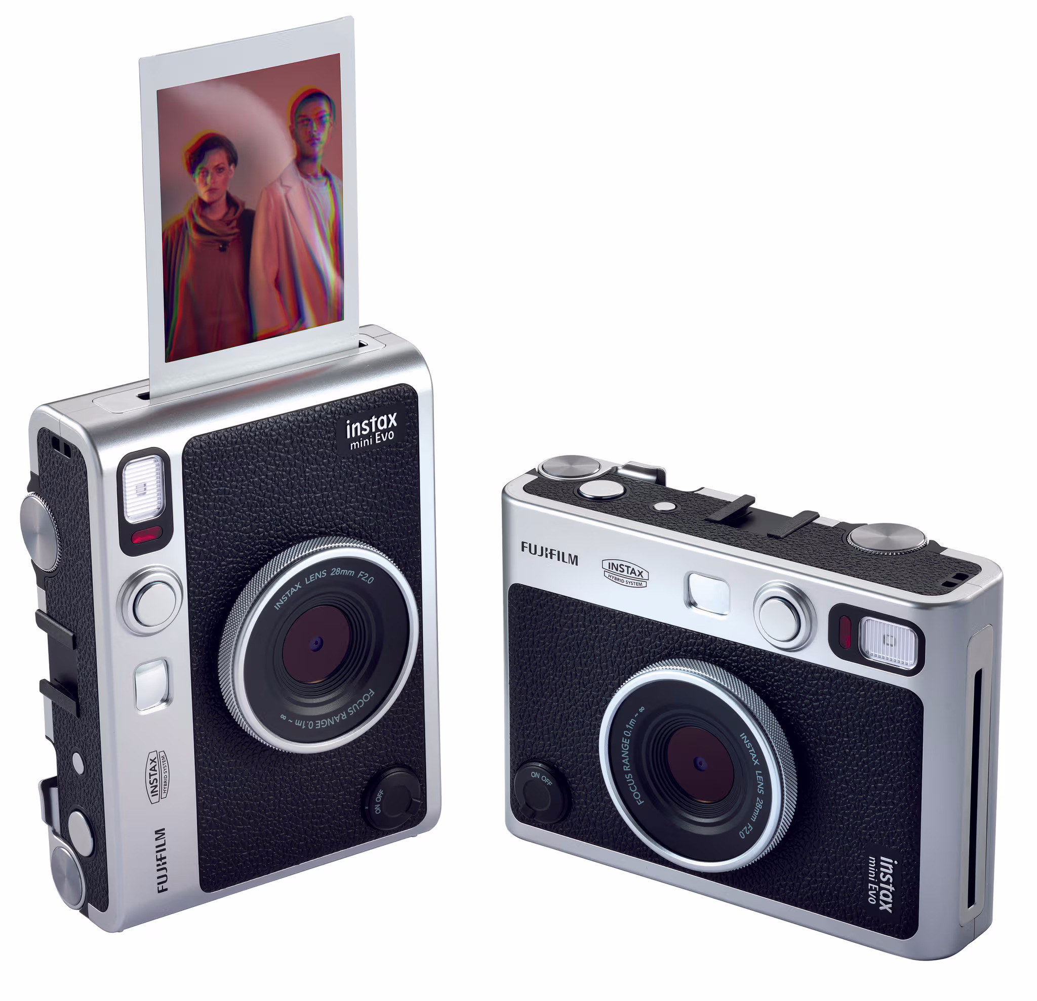Fujifilm Instax mini Evo Film Sofort-Bild – Sofortbildkamera/Polaroid Kamera – schwarz