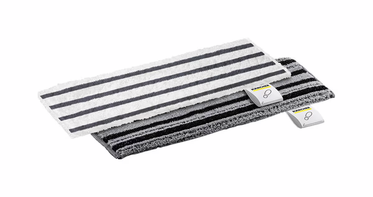 Image of Kärcher EasyFix Power Bodentuchset – Staubsauger Düse/Staubsauger Bürste – weiss / grau