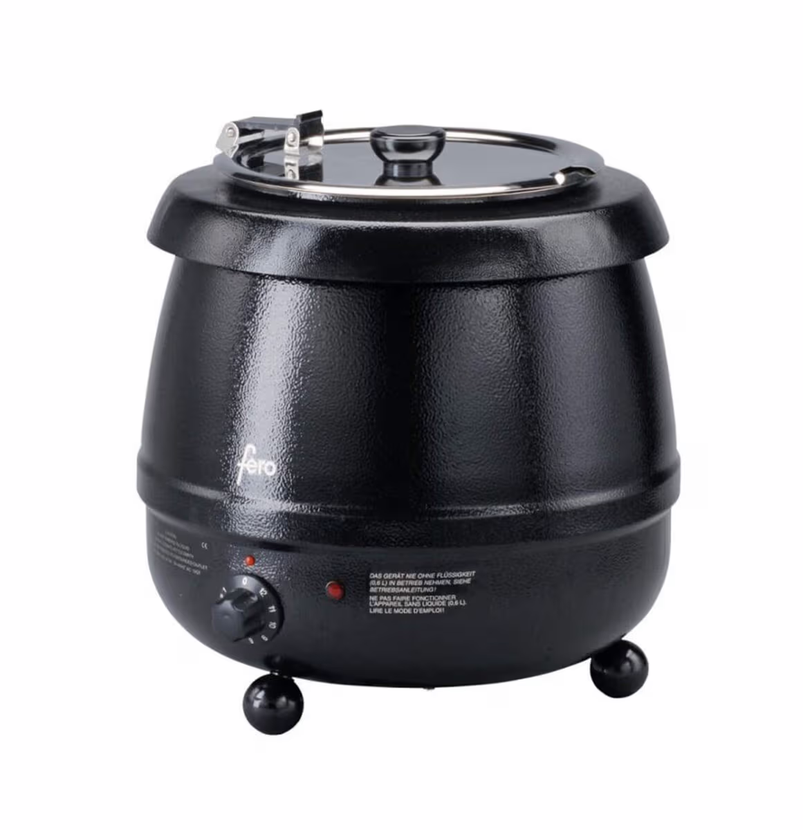 Image of FERO H9310 Suppentopf – Gastro Pfanne/Gastro Topf – schwarz