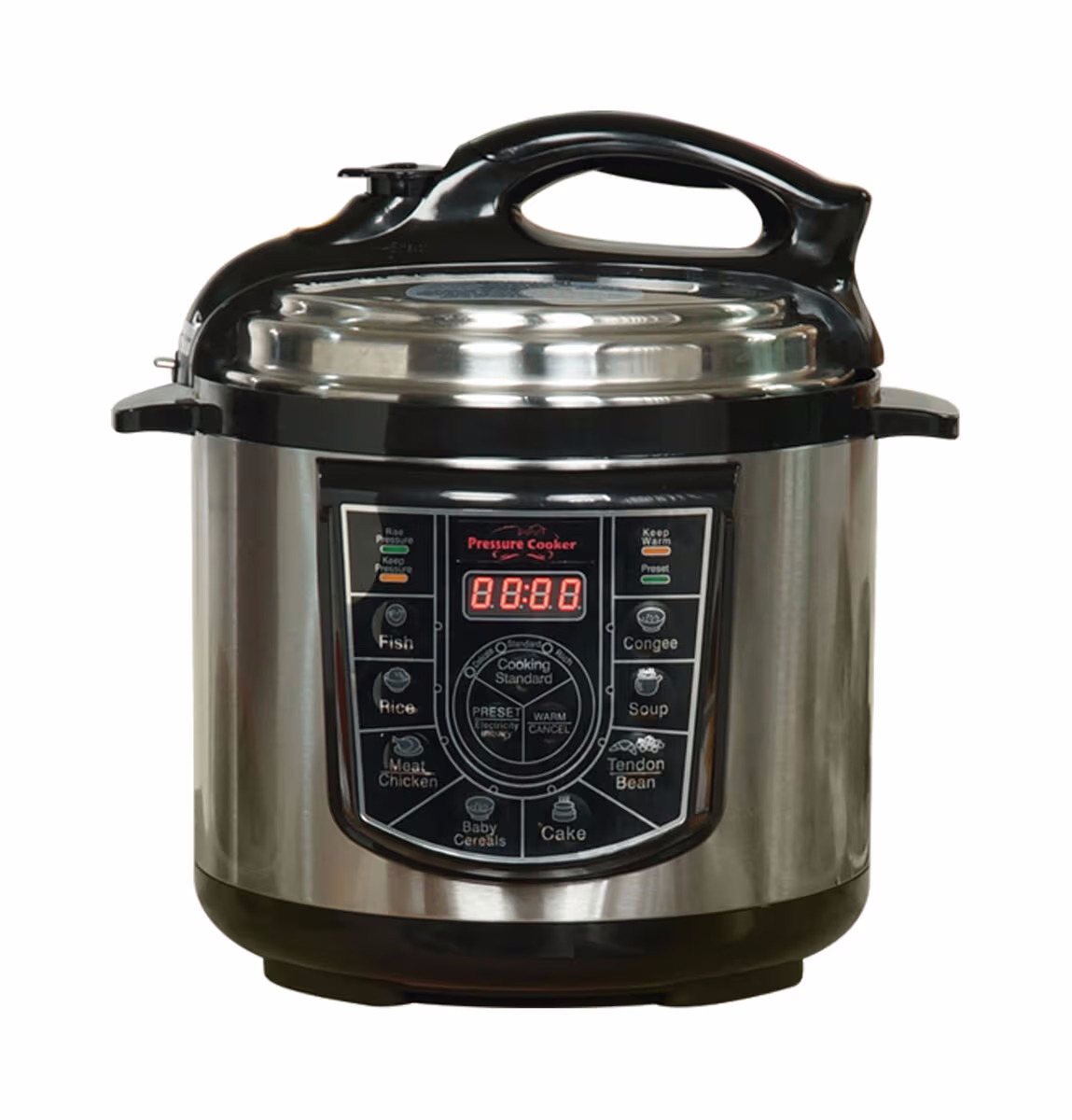 Image of BEST DIRECT Starlyf Pressure Cooker Schnellkochtopf – Reiskocher – edelstahl / schwarz