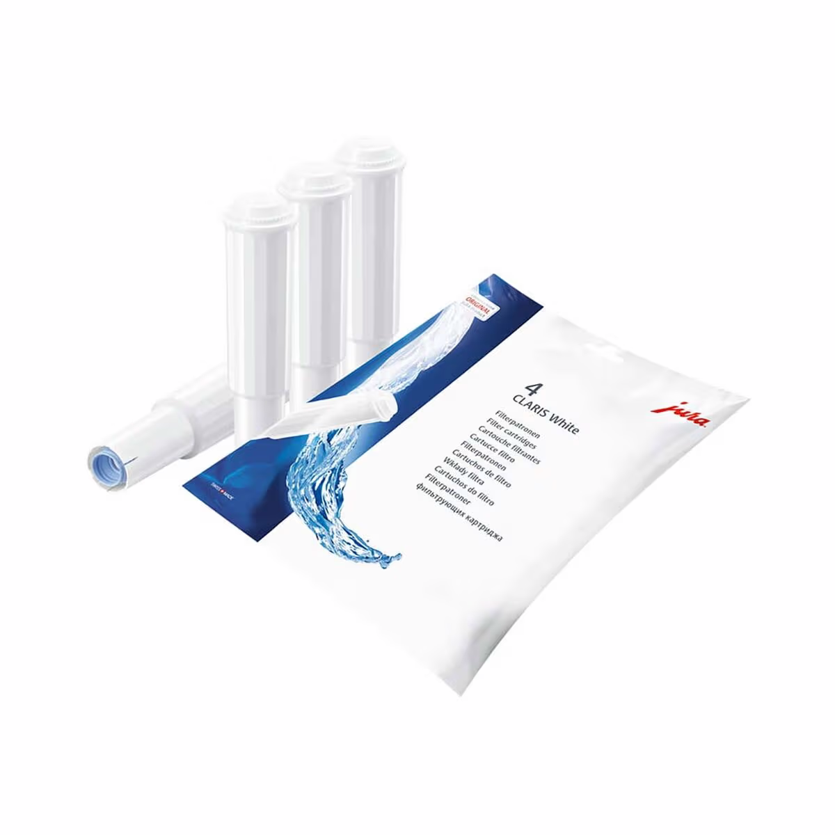 Image of JURA Filterpatrone CLARIS White - 4 Stück – JURA Pflegeprodukte Haushalt