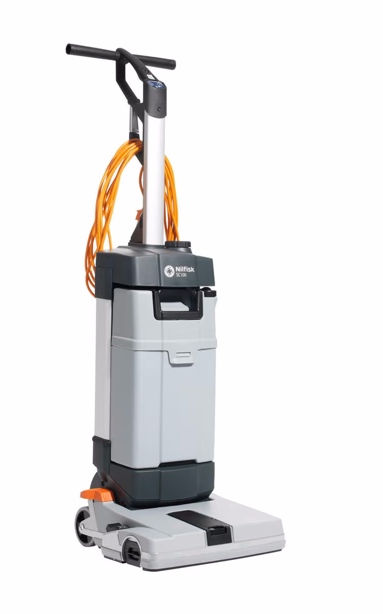 Nilfisk Scheuermaschine SC100E Scheuersaugmaschine – Industriestaubsauger – grau