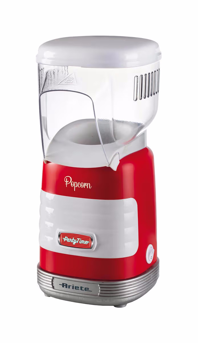 Ariete Red Pop Corn XL 60g Popcornmaschine – Popcorn Maschine – rot