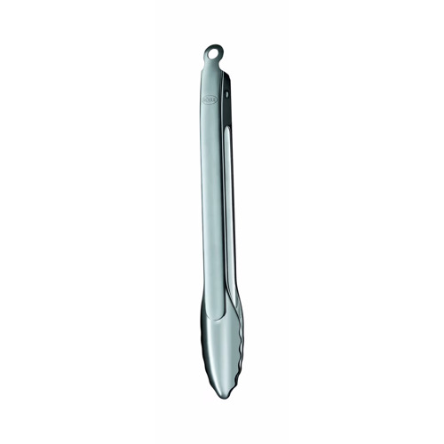 Rösle Pinze da gourmet 30 cm – Pinza per barbecue ⋅ posate barbecue – d'argento