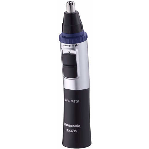 Panasonic ER-GN 30 Rasoio per peli del naso – Taglie peli naso e orecchie – nero