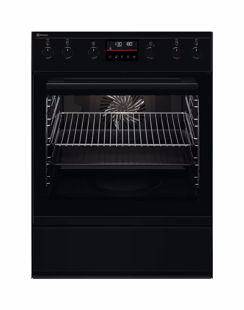 Electrolux EH7L4XSW Einbau Herd 55cm – Einbau Herd 55 cm – schwarz