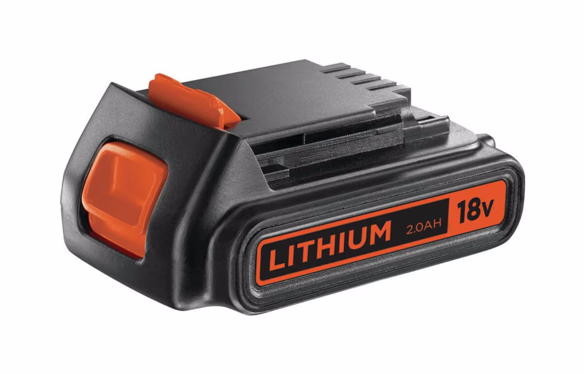 Black Decker Black & Decker Akku für alle 18 V Haushalt-& Gartengeräte Lithium-Ionen-Akku – Diverses Staubsauger Zubehör – rot