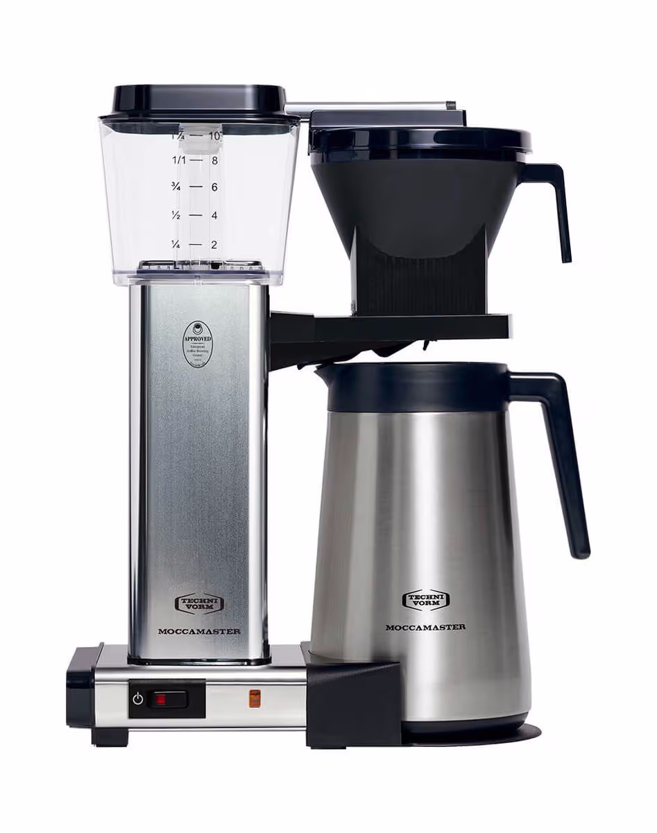 Moccamaster KBGT 741 - polished Filterkaffeemaschine – silber