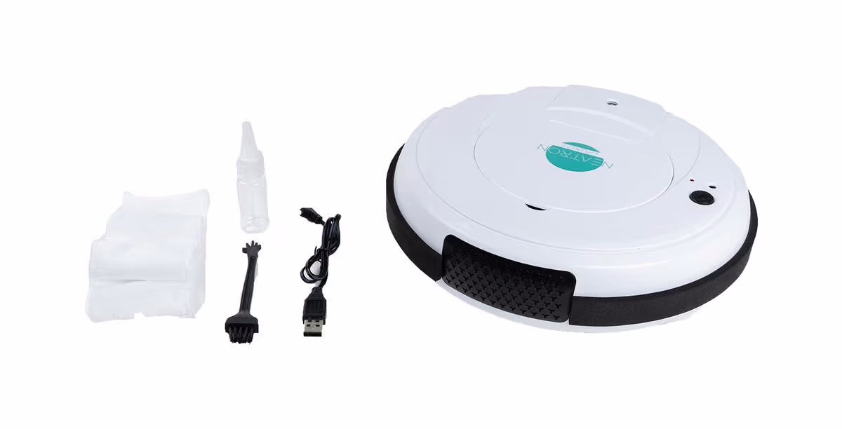 Image of BEST DIRECT Neatron Staubsauger – Staubsauger Roboter/Saugroboter – weiss
