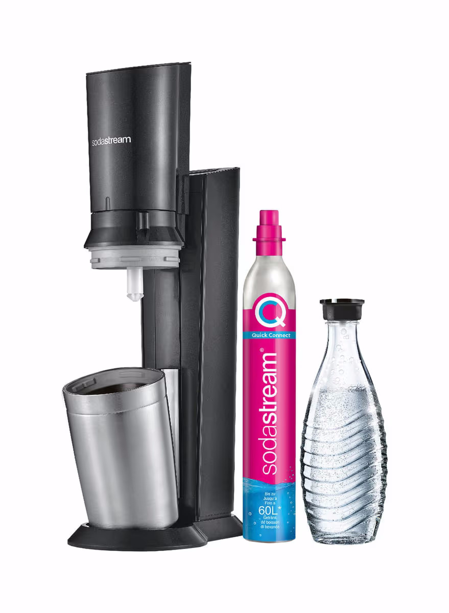 Image of Sodastream Crystal 3.0 CQC Black Trinkwassersprudler – schwarz