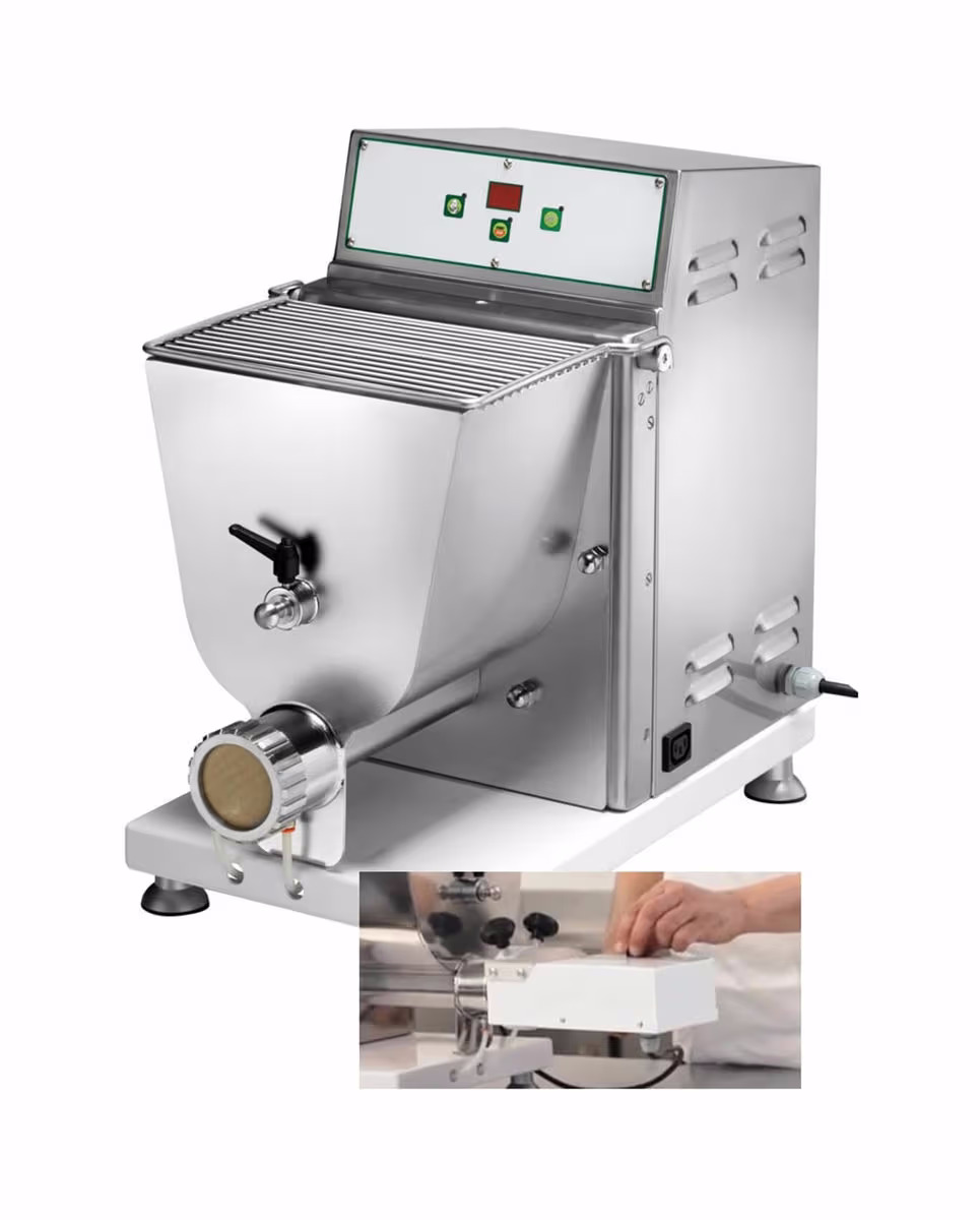 Bartscher Teigwarenmaschine 13kg/h – Gastro Aufschnittmaschine, Mixer & Küchenmaschine – grau