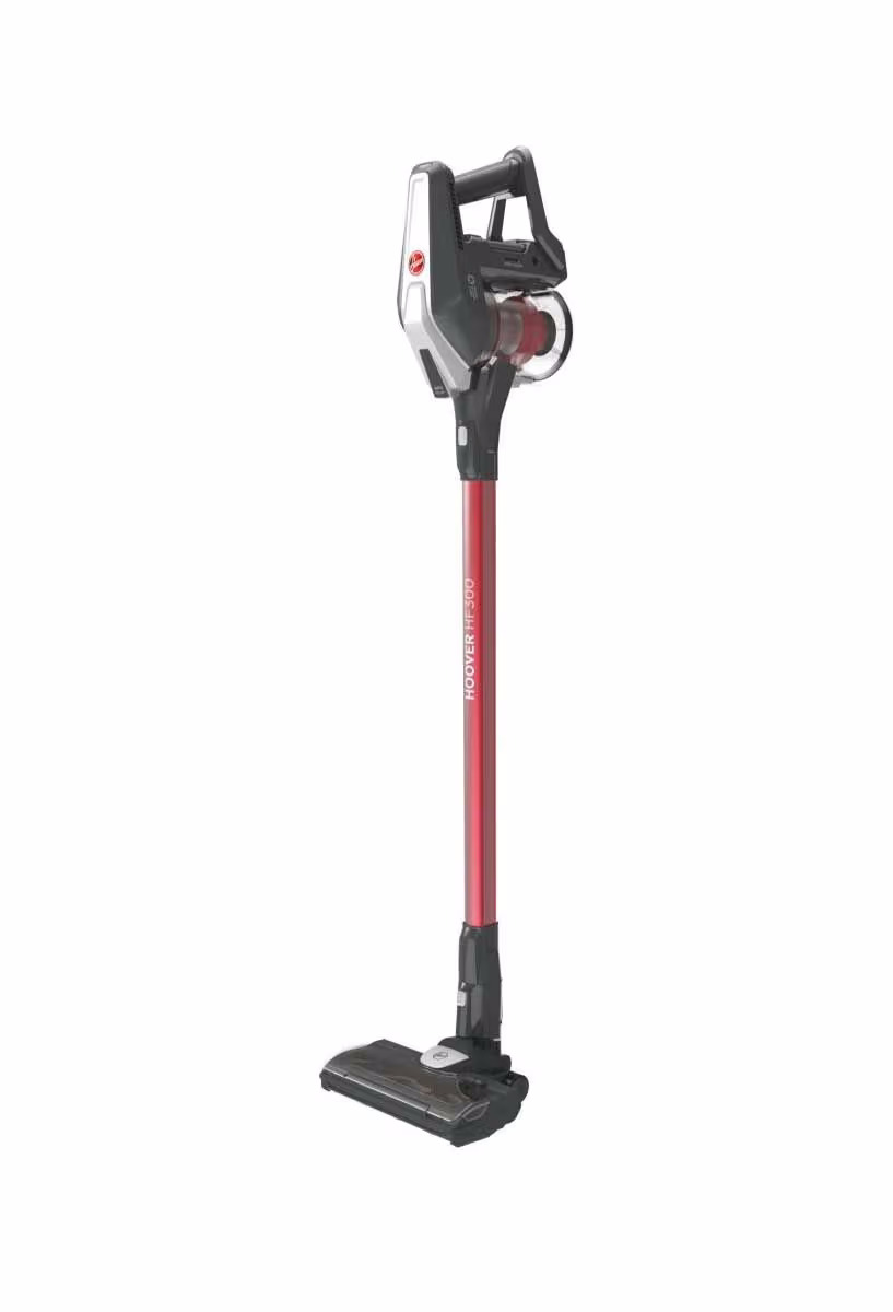 Hoover HF322TH 011 Handstaubsauger – Akku Staubsauger/Besenstaubsauger – schwarz / rot