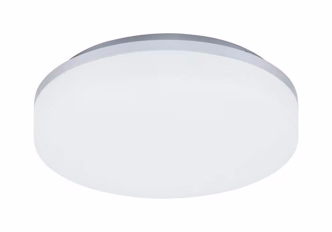 Ledeshi LED SLICE CIRCLE N II silber, 10/15W, 3000/4000K, IP54, Phase Anbauleuchte – Deckenlampe/Wandlampe