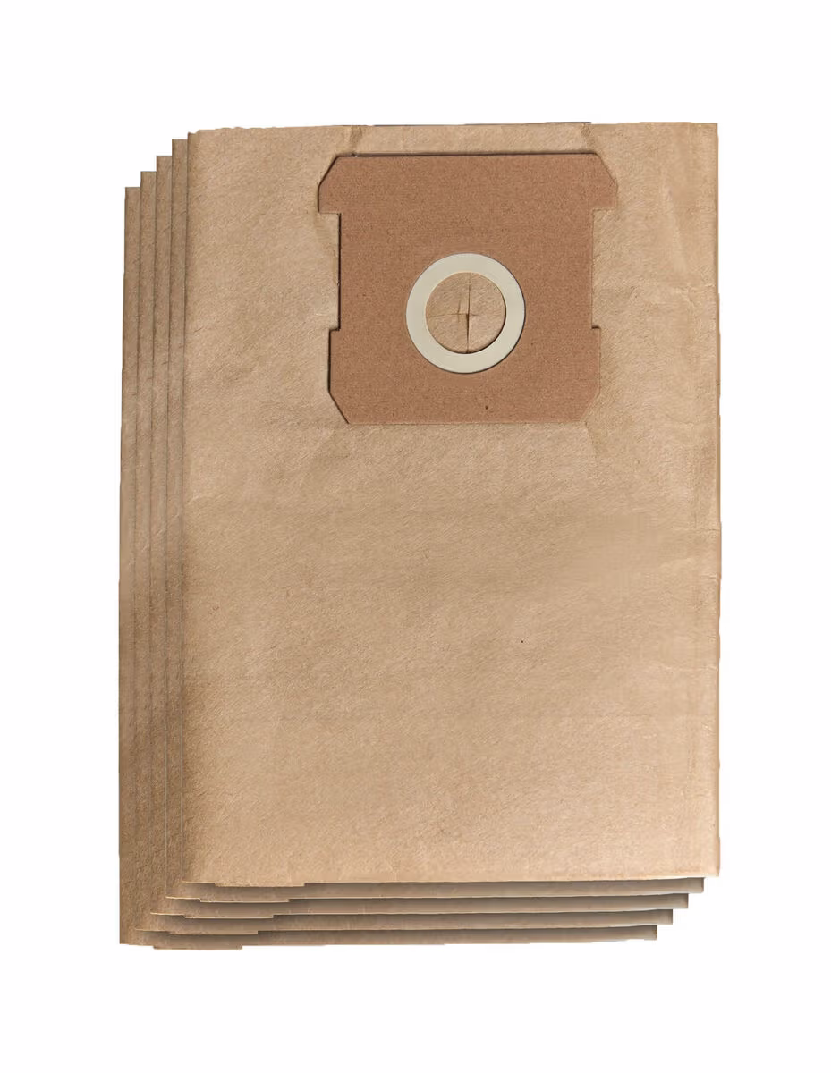 Image of Einhell – EIN Schmutzfangsack 15L 5er-Set – Staubsaugerbeutel/Staubbeutel – braun