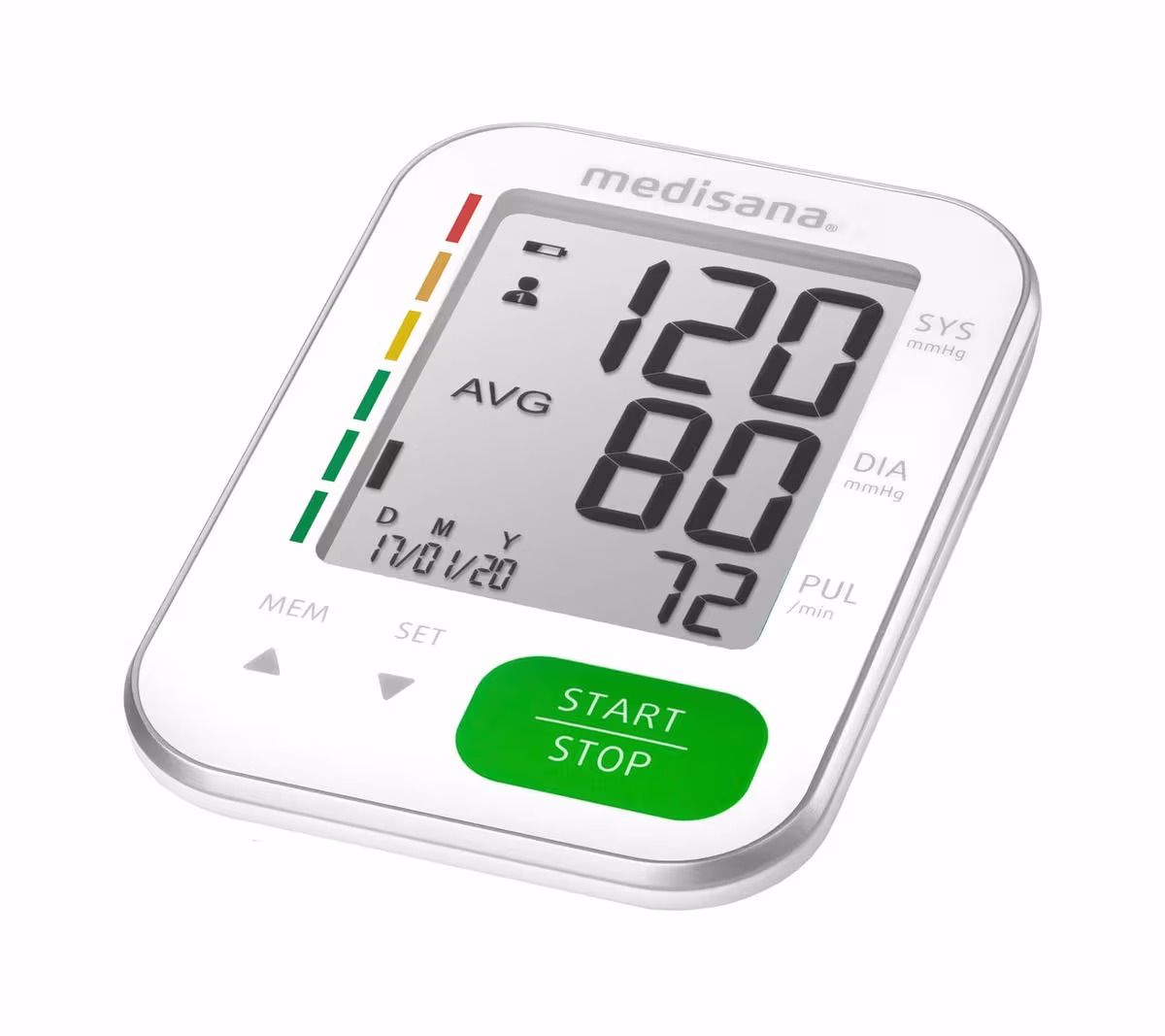 Medisana BU565W Blutdruckmessgerät – Blutdruckmessgerät/Herzfrequenzmessgerät – weiss