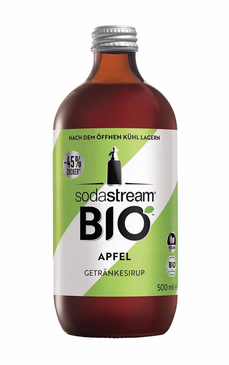 Image of Sodastream BIO Sirup Apfel 500 ml – Wassersprudler Sirup