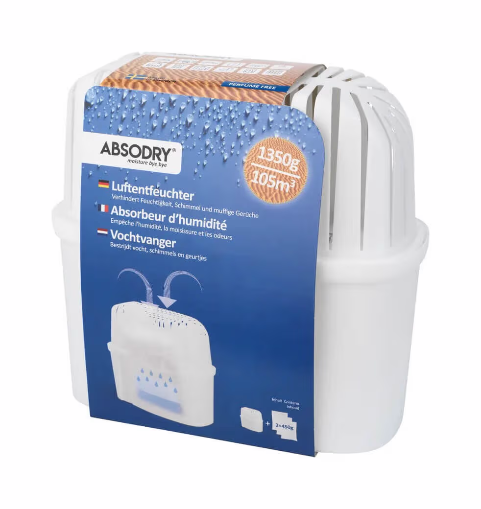 Image of Absodry Luftentfeuchter Maxi 1350g – weiss