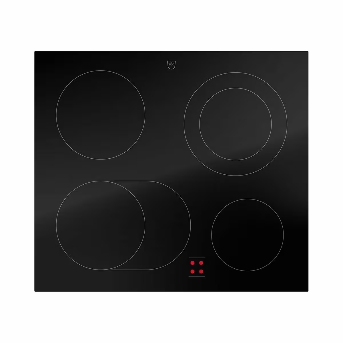 Image of V-ZUG CookTop V400 E604B 3116300001 Glaskeramik Kochfeld herdgesteuert