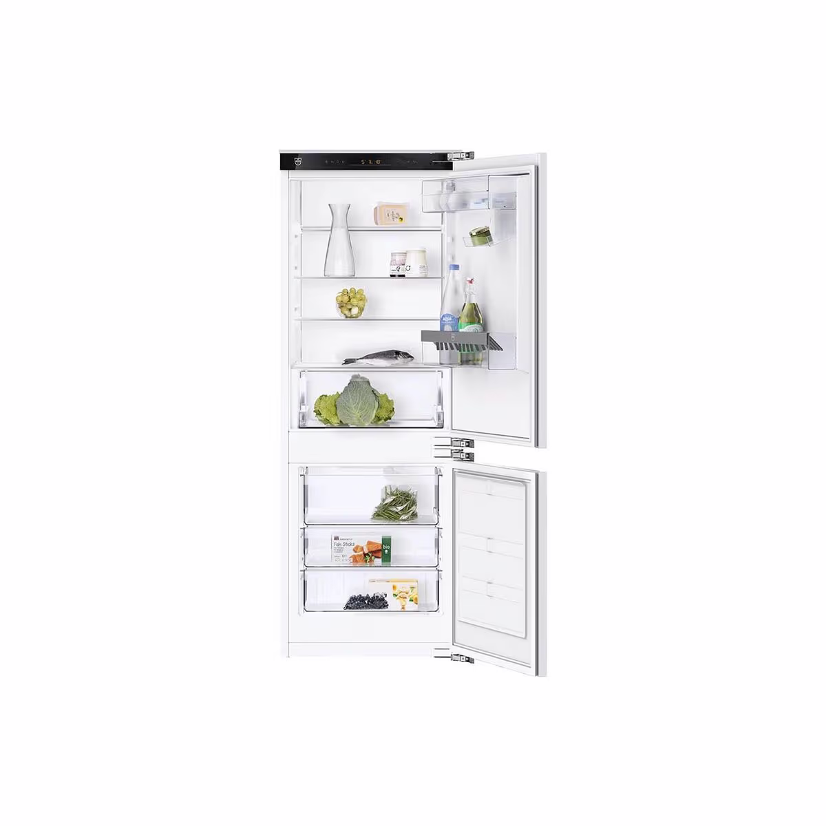 Image of V-ZUG CombiCooler V2000 152NI 5110700000 + 1107073 Kühlschrank mit Gefrierfach vollintegriert – Einbaukühlschrank mit Gefrierfach 60 cm vollintegriert
