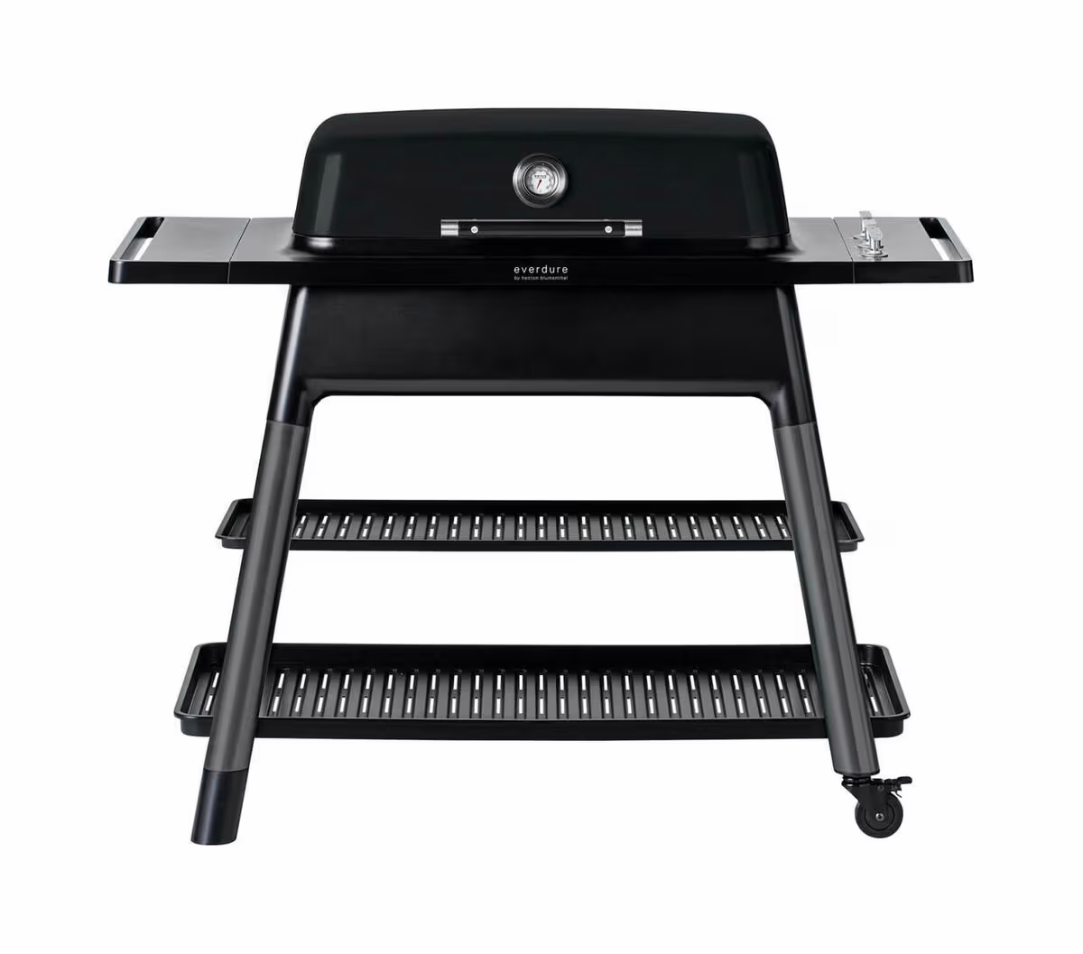 Image of Everdure FURNACE Gasgrill, schwarz mit Doppelboden Gasgrill