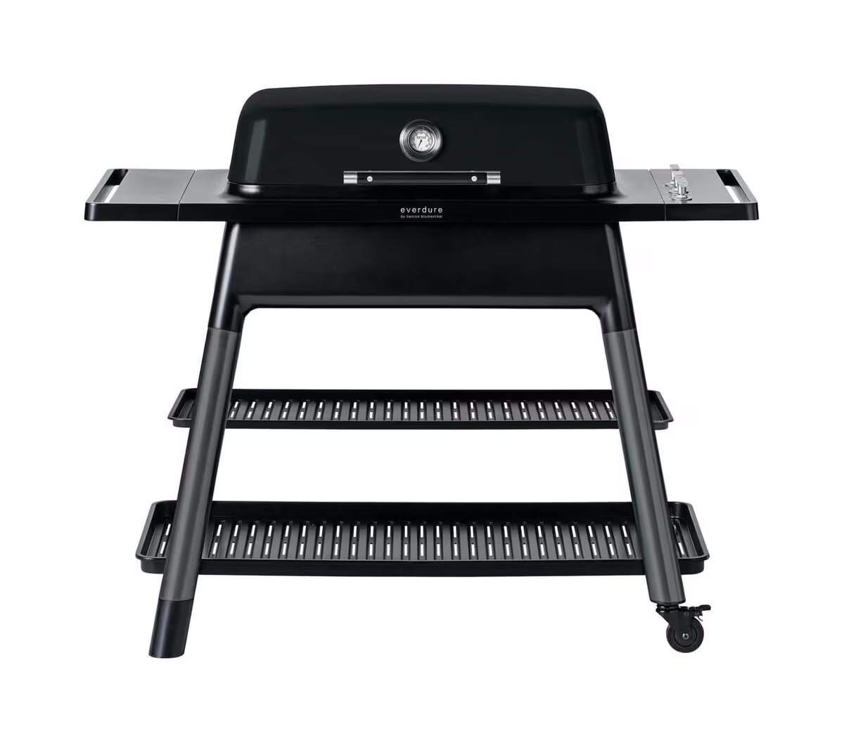 Everdure FURNACE Gasgrill, schwarz mit Doppelboden Gasgrill