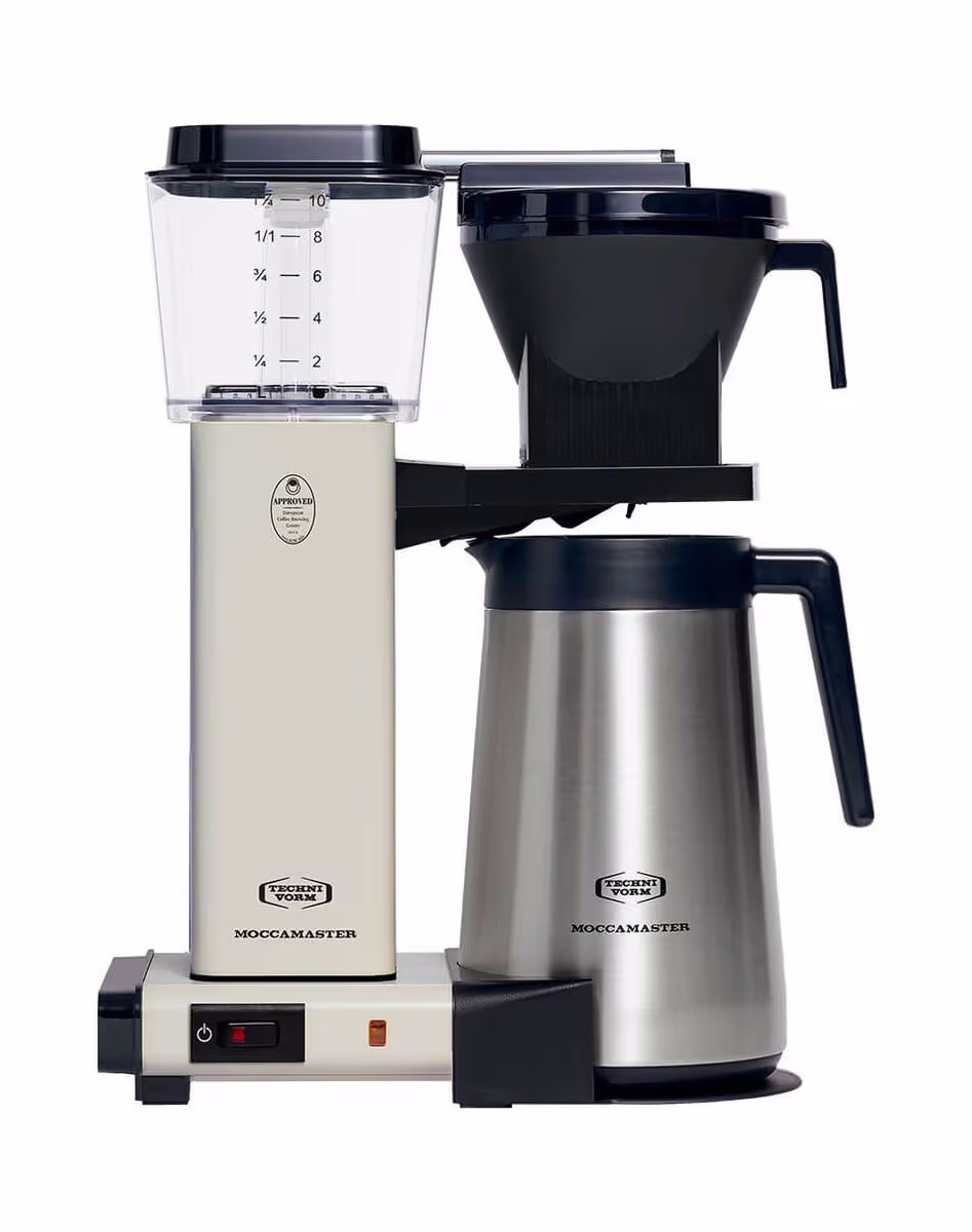 Moccamaster KBGT 741 - off-white Filterkaffeemaschine – weiss