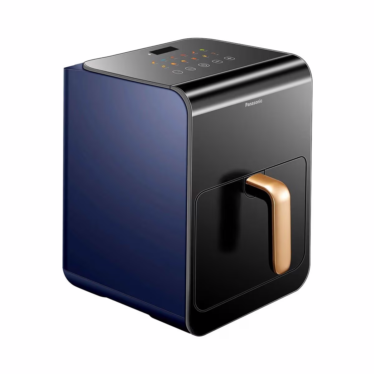 Image of Panasonic NF-CH3-CC600-PACK Air Fryer mit Sichtfenster – 6 Liter Heissluftfritteuse – Airfryer - Friteuse – schwarz / blau