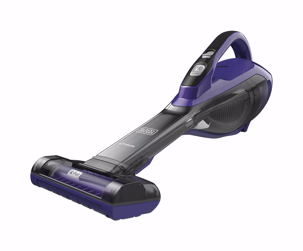 Black Decker DVA325JP07-QW Akku-Handstaubsauger – schwarz / lila