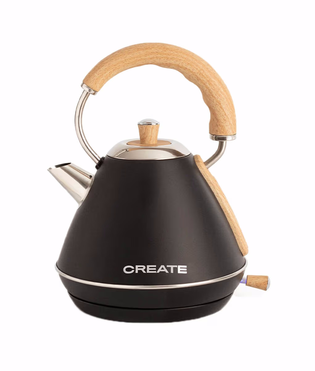 CREATE Retro 1L Wasserkocher – schwarz