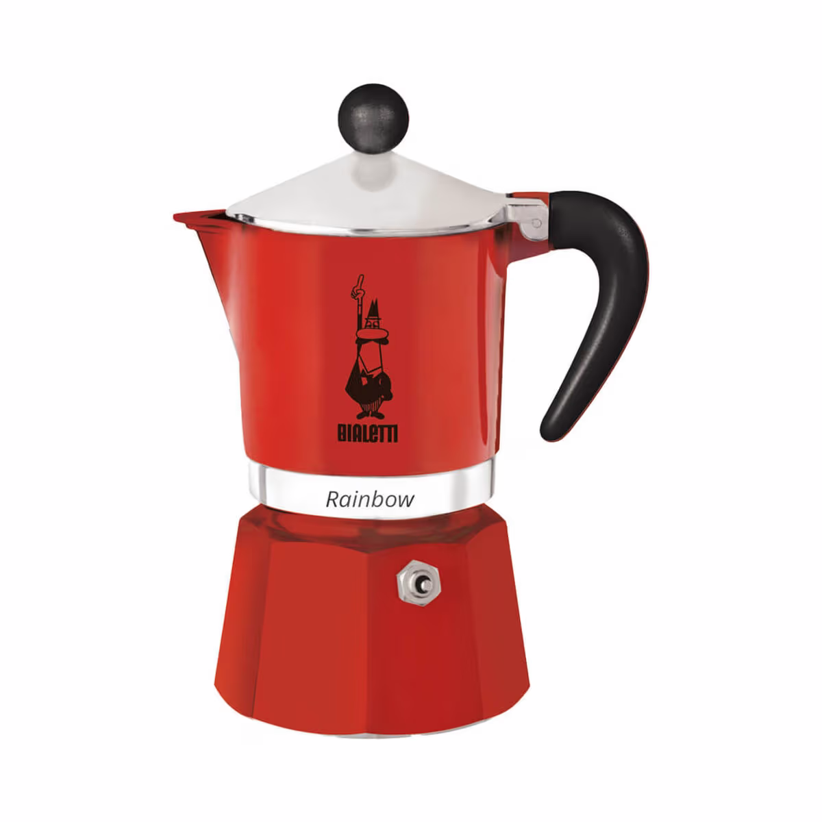 Image of Bialetti BIA-RAINBOW-3TZ-RD Kaffeekanne – Filterkaffeemaschine – rot
