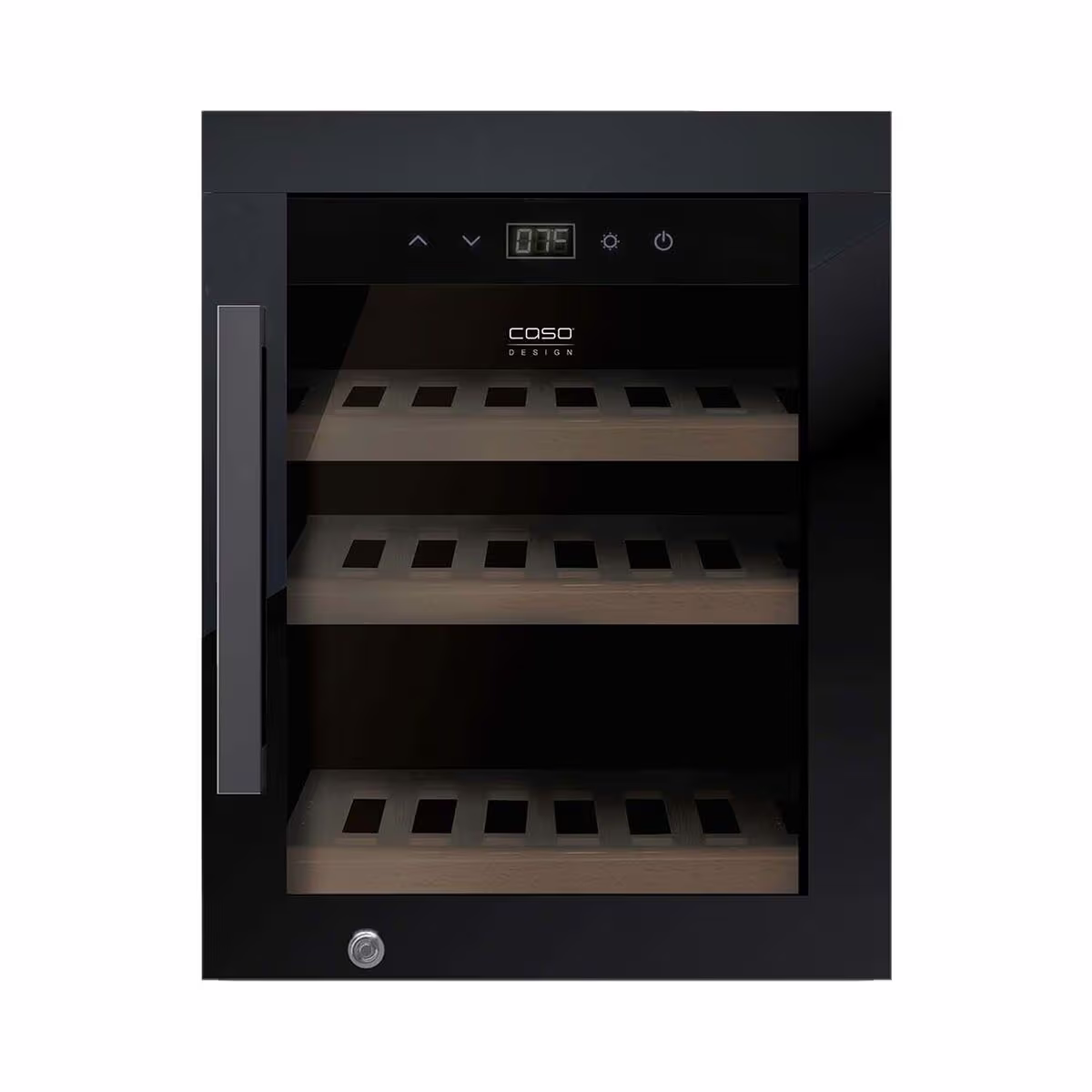 Image of Caso Wine Exclusive 12 Weinkühlschrank – Weinkühlschrank freistehend – schwarz