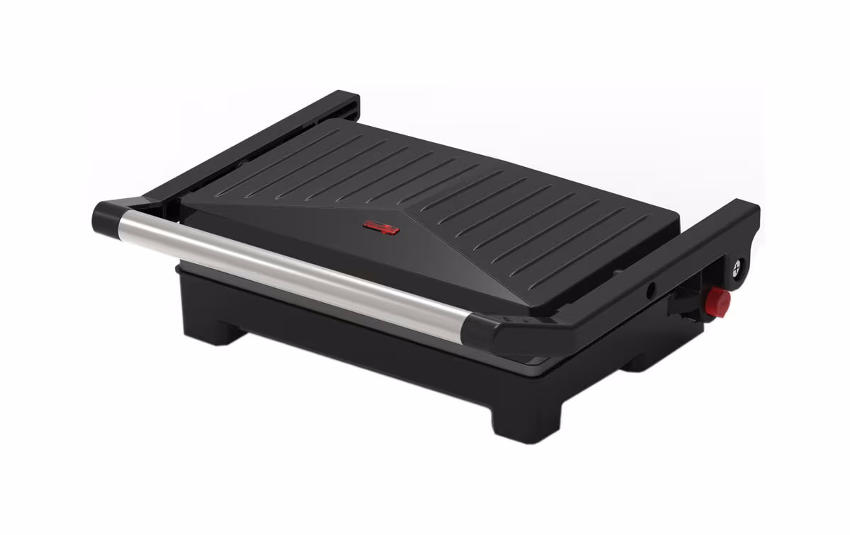 Ohmex SANDWICH MAKER OHM-STK-2111 800W Sandwichmaker – Sandwichmaker/Sandwichtoaster – schwarz