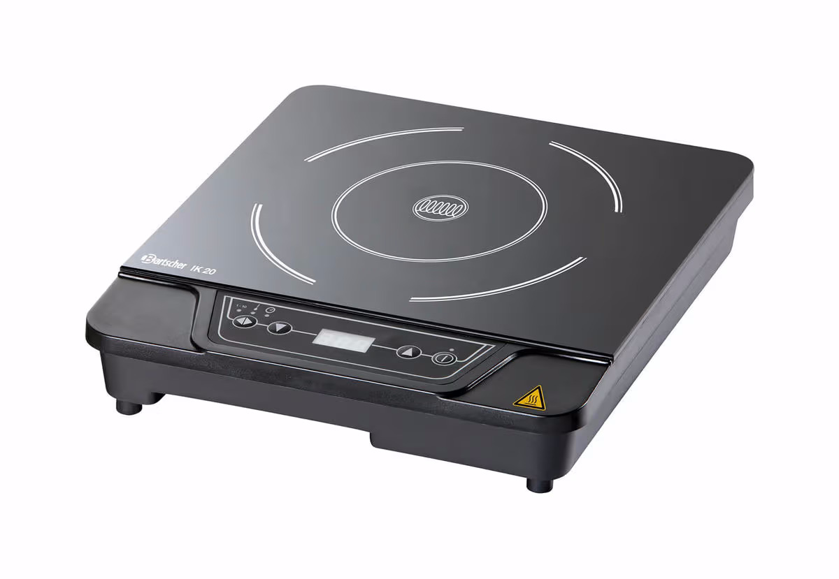 Bartscher Induktionskocher IK 20 – Gastro Backofen/Gastro Kochfeld/Gastro Mikrowelle – schwarz