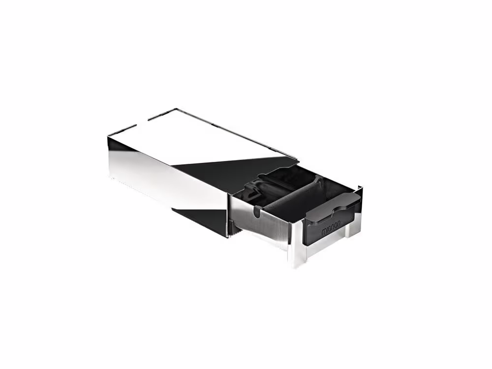 Image of Eureka Mignon Ausklopfschublade / Abschlagbox – Siebträgermaschine Zubehör – edelstahl
