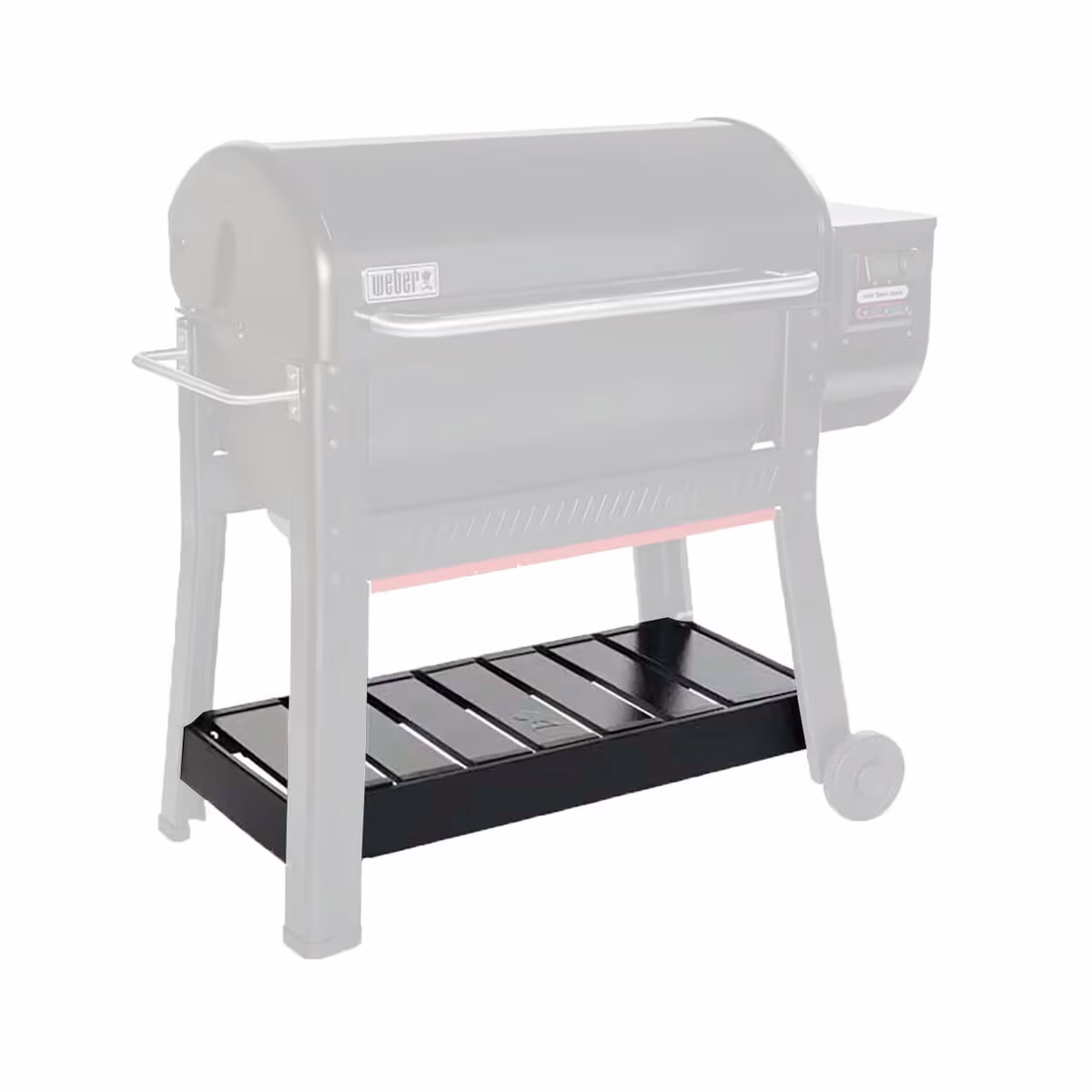 Image of Weber Ablageboden SMOQUE XL Bodenfach – Weber Grill Ablage/Grill Rollwagen/Grill Erweiterung – schwarz