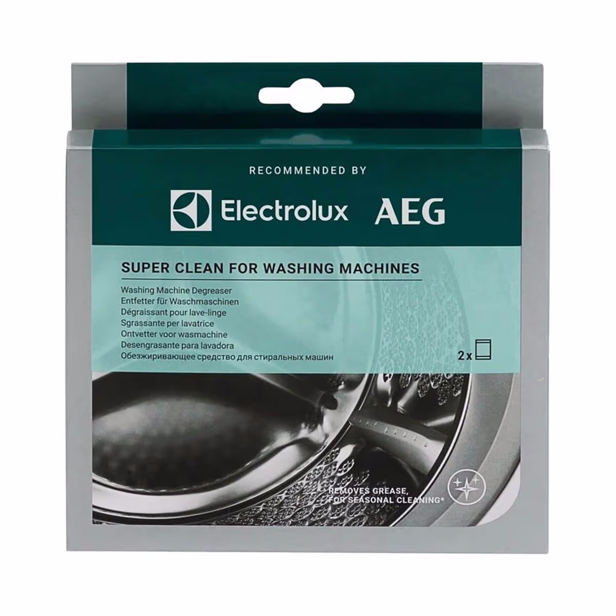 Electrolux SuperClean M2WCP051 Entfetter und Tiefenreiniger für Waschmaschinen – Geräte Reinigungsmittel/Entkalker