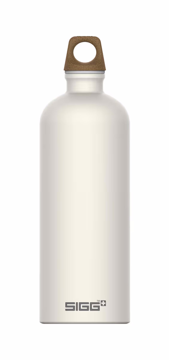 Image of Sigg Traveller MyPlanet Forward Plain 1.0 L Trinkflasche – Trinkflasche/Thermosflasche/Shaker – weiss