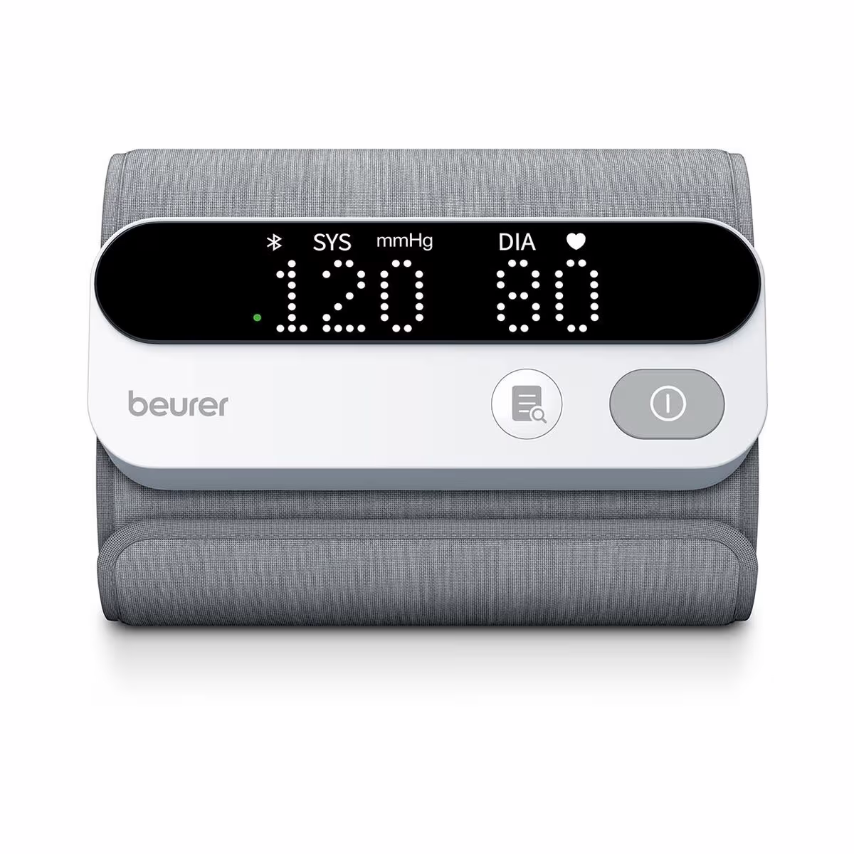 Image of Beurer BM 59 Blutdruckmessgerät – Blutdruckmessgerät/Herzfrequenzmessgerät – weiss / grau