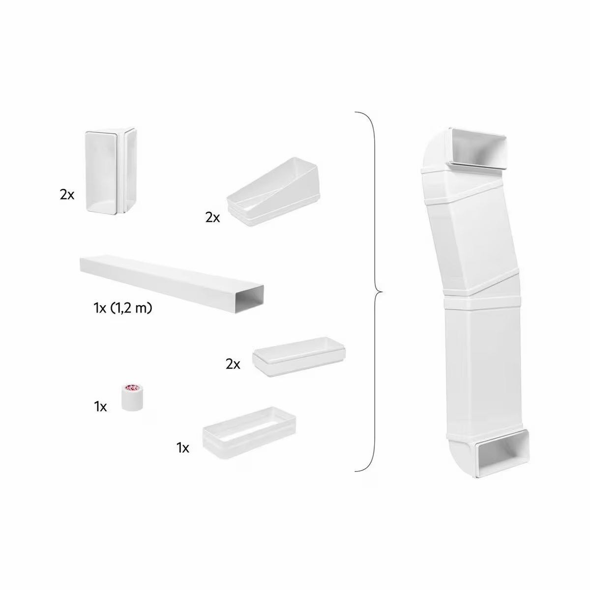 Image of Electrolux M2CKCF01C Montagezubehör – Dunstabzugshaube Zubehör