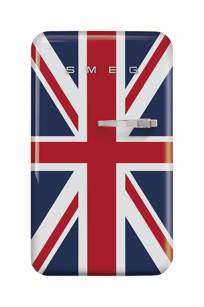 Image of Smeg FAB10LDUJ5 Kühlschrank Union Jack links Kühlschrank freistehend – navy / rot / blau