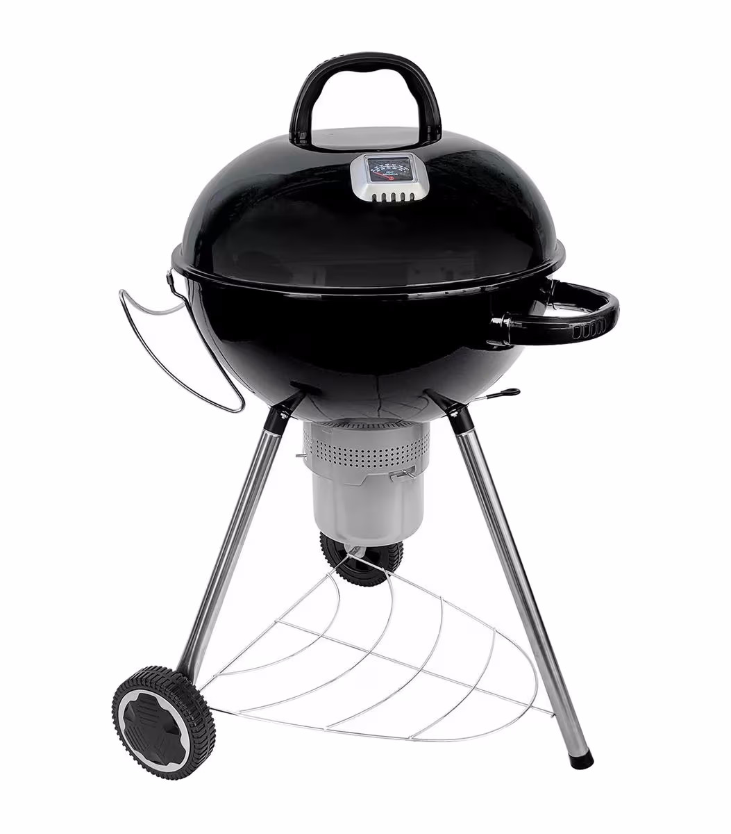 Hamson Kugelgrill York Holzkohlegrill – Holzkohlegrill/Kohlegrill – schwarz