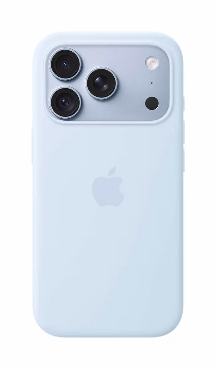 Image of Apple iPhone 18 Pro Silicone Case with MagSafe - Crisp Blue Iphone 18 Pro Case – Handyhülle/Handy Tasche