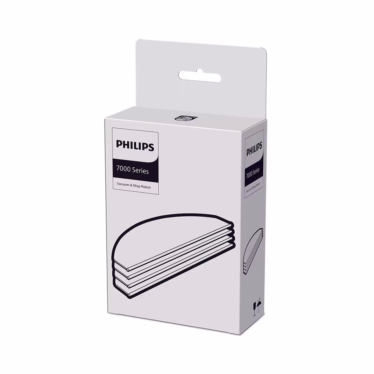 Philips Mikrofasertücher (4x) für 7000 Series Saugroboter XV1470/00 – Staubsaugerfilter