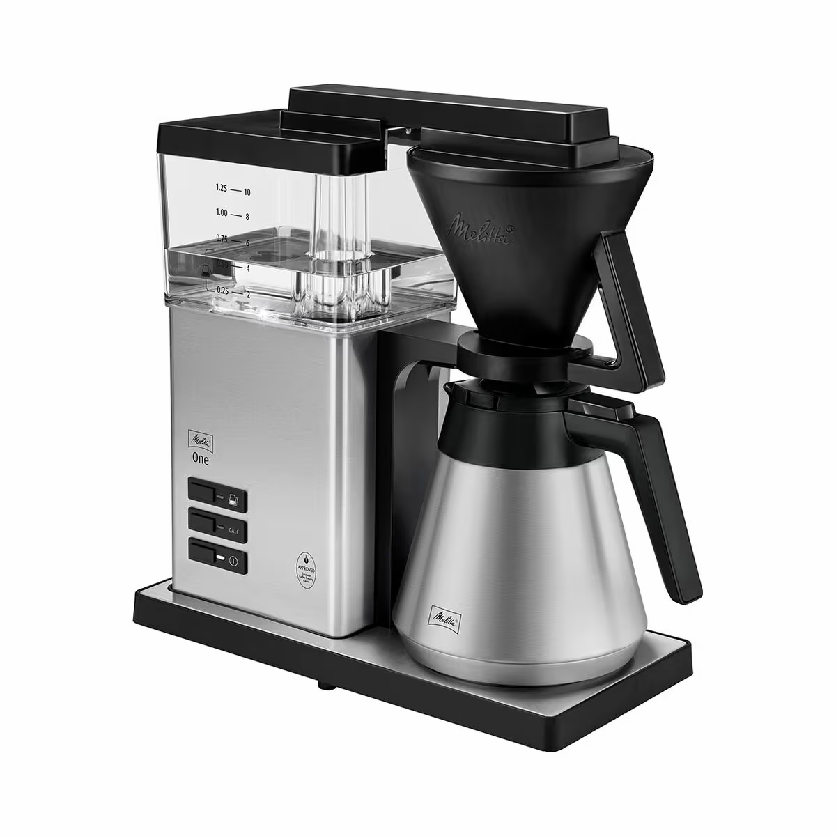 Image of Melitta One Therm Filterkaffeemaschine – edelstahl / schwarz