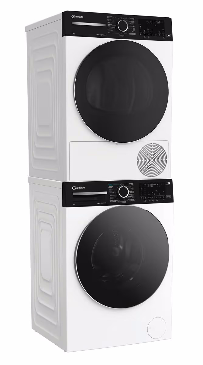 Bauknecht Set BKWM7F09 + BKTR7F09 – Waschturm Set
