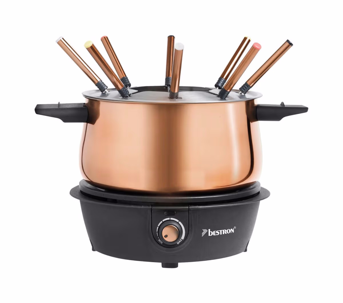 Bestron AFD850CO Fondue Set – kupfer