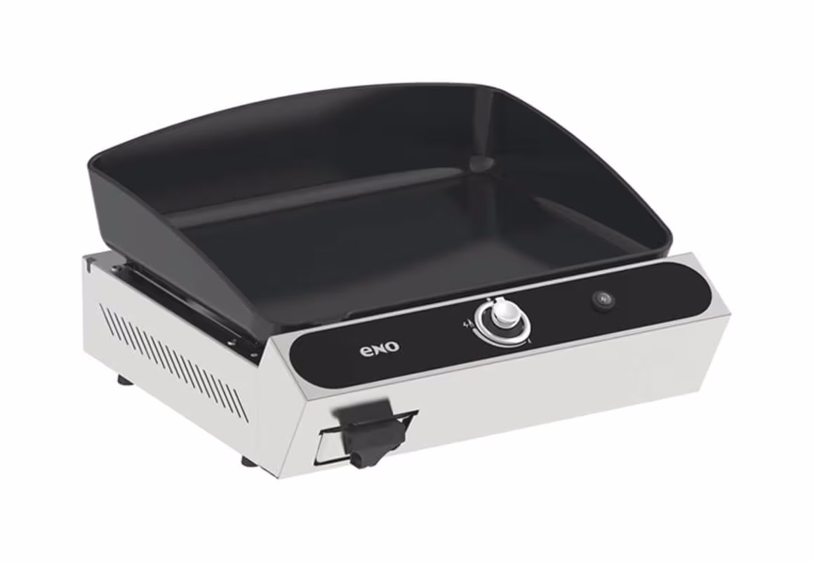 ENO Gas Plancha Chambord 45 Gasgrill – Plancha Grill – schwarz