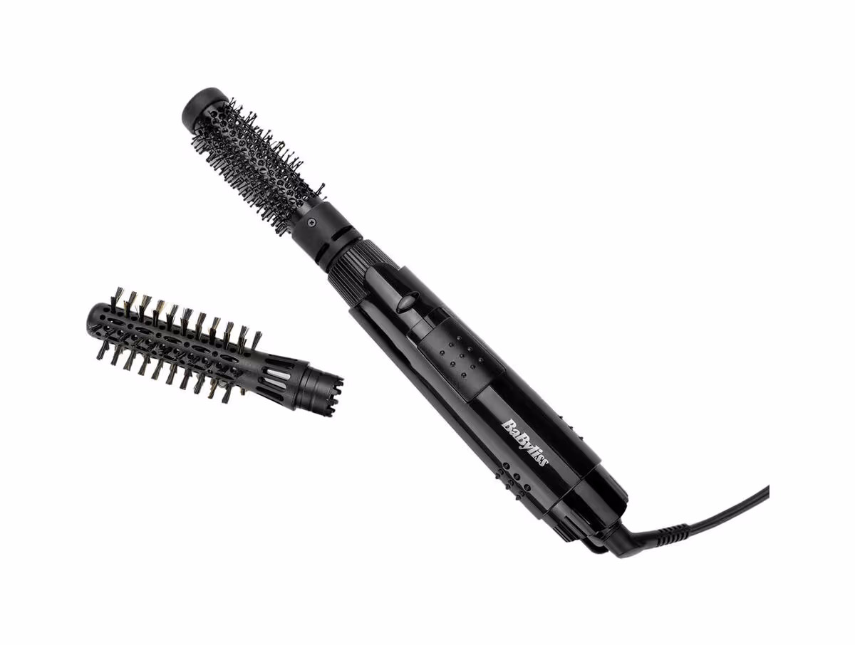 Babyliss Warmluftbürste Smooth Shape 300 W Warmlüftbürste – Warmluftbürste/Föhnbürste – schwarz