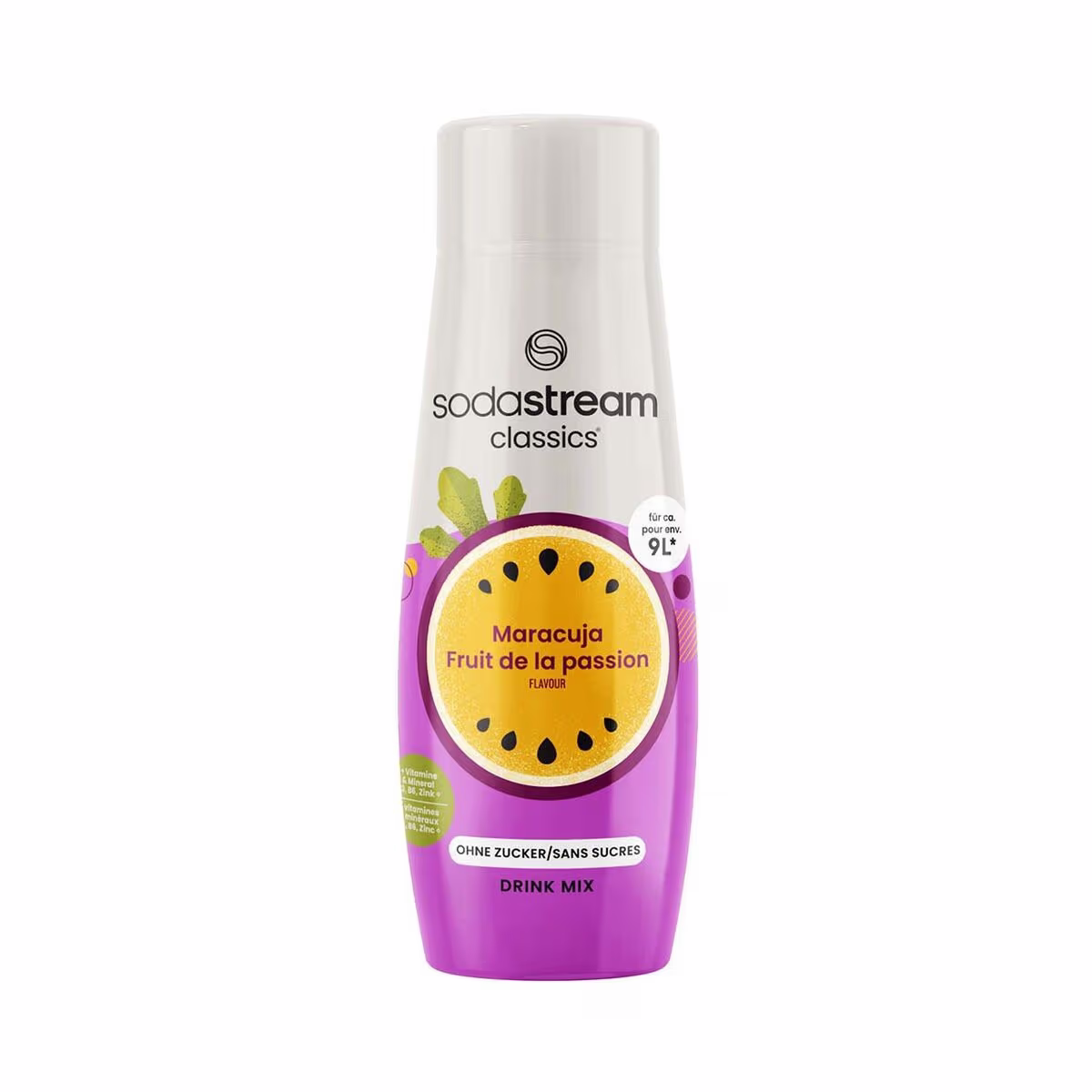 Image of Sodastream Soda-Mix Maracuja Zero 440 ml Sirup – Wassersprudler Sirup